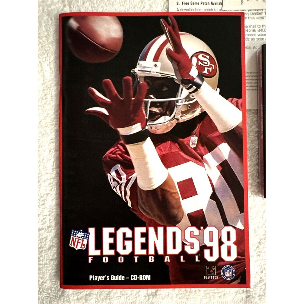 NFL Legends 98 Football PC CD-ROM Complete With Player's Guide Book + Bonus RARE - Picture 3 of 8